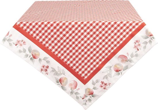 Clayre & Eef Tafelkleed 100x100 Cm - Rood