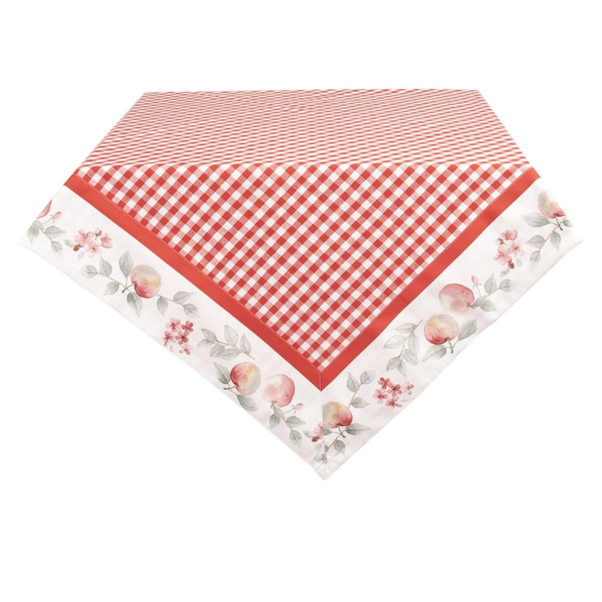 Clayre & Eef Tafelkleed 150x250 Cm - Rood