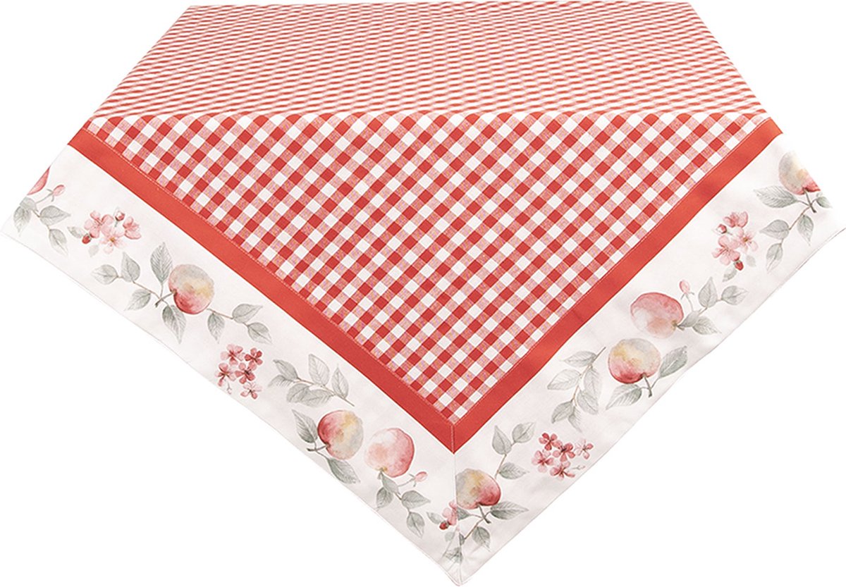 Clayre & Eef Tafelkleed 150x250 Cm - Rood