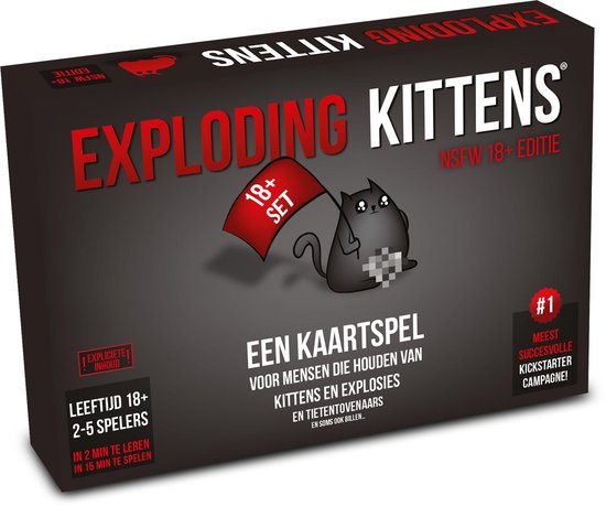 Asmodee Exploding Kittens Kaartspel Nsfw (Nl)