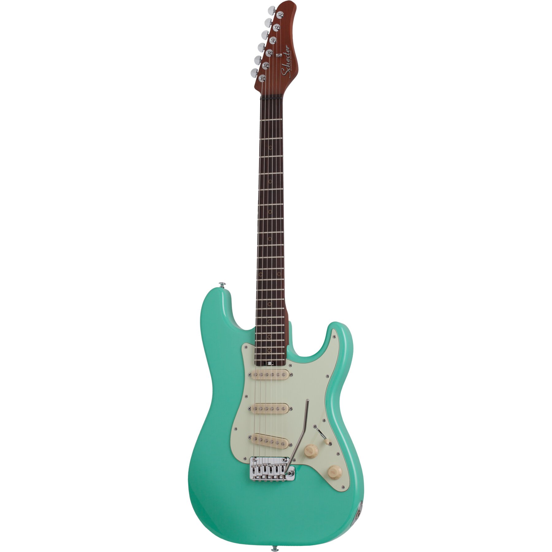 Schecter Nick Johnston Traditional SSS Atomic Green elektrische gitaar