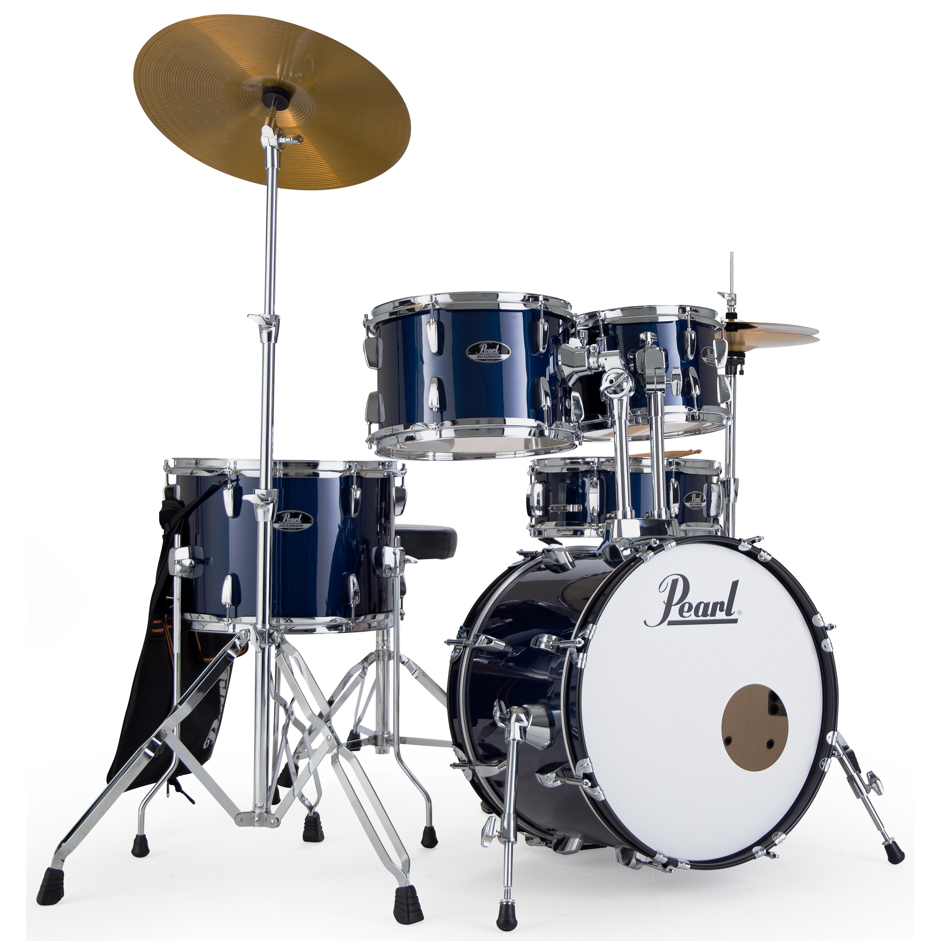 Pearl RS585C/C743 Roadshow Royal Blue Metallic drumstel inclusief bekkens