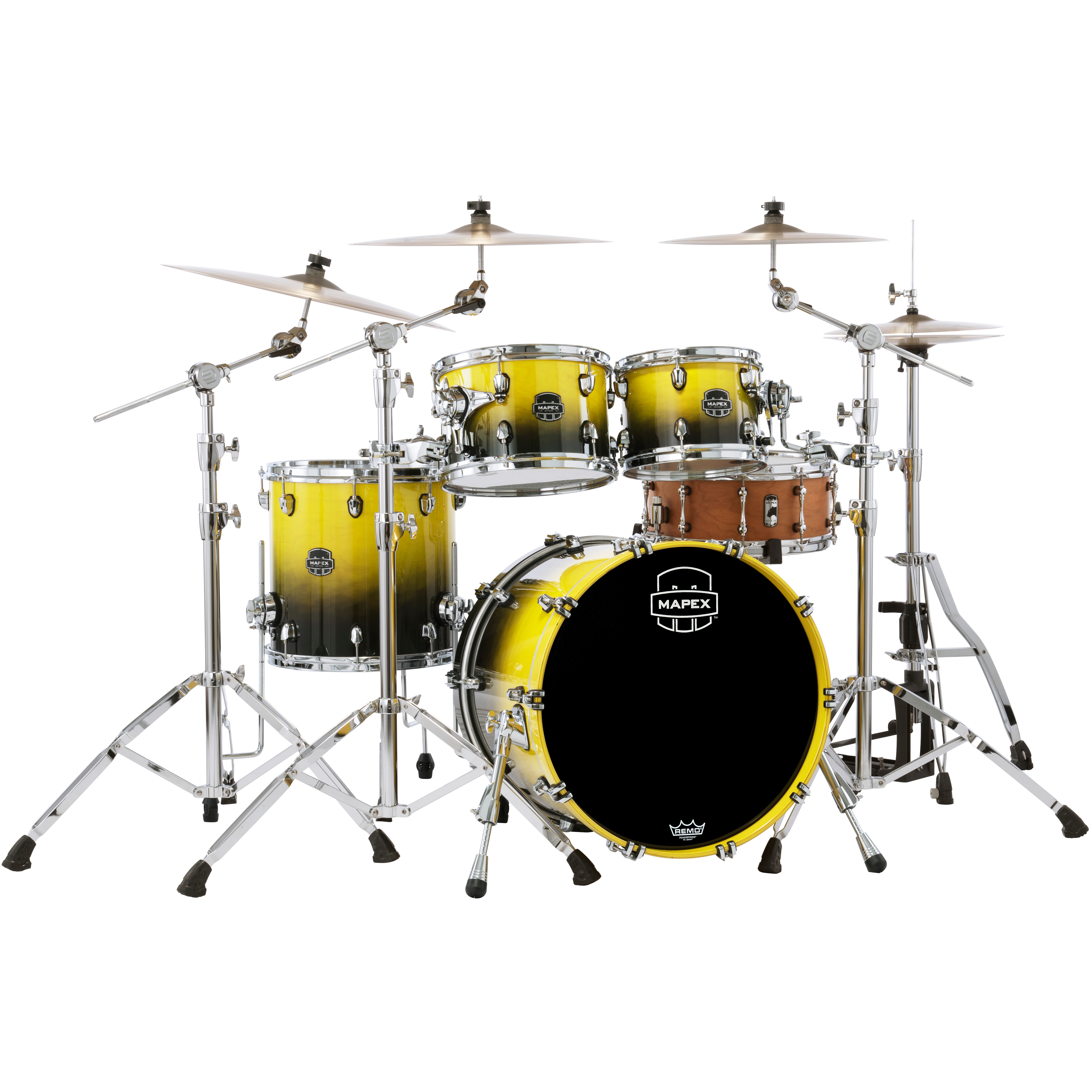 Mapex Saturn MXSR504XUJ Sulphur Fade 4-delige shell set