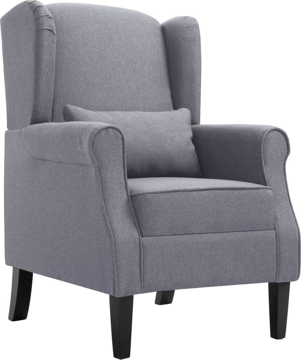 Vidaxl Fauteuil Stof Donker - Grijs