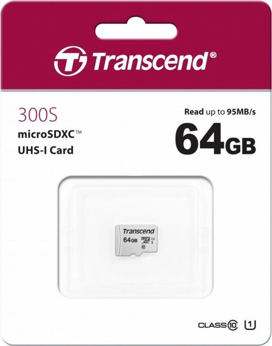 Transcend Microsdxc-kaart 64gb