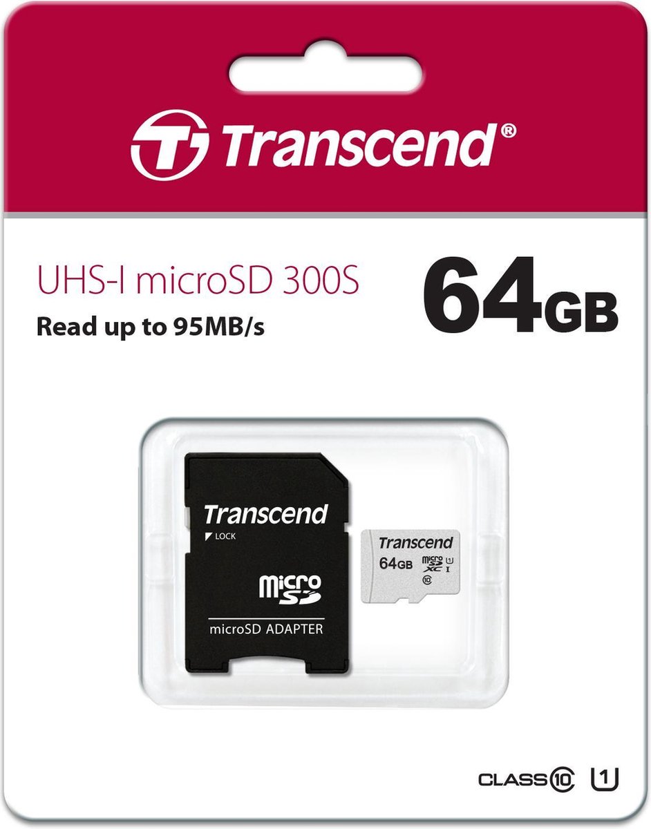 Transcend Microsdxc-kaart 64gb