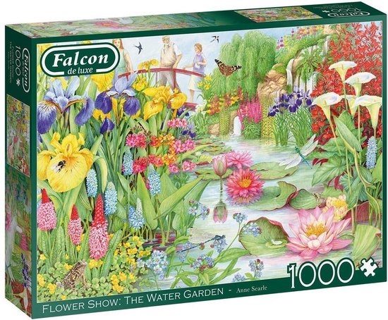 Falcon Legpuzzel Flower Show - The Water Garden - 1000 Stukjes