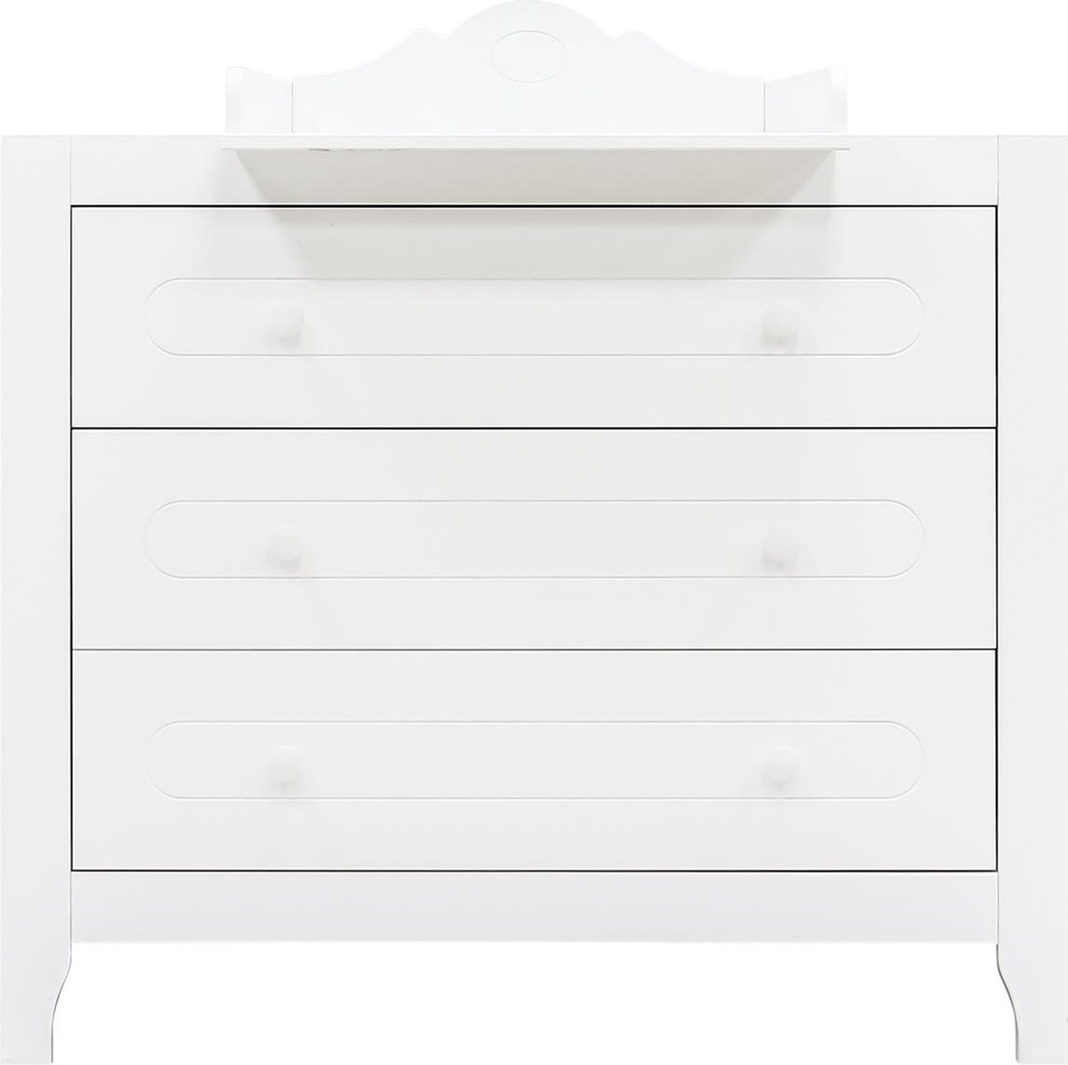 Bopita Evi Commode Met 3 Laden - - Wit