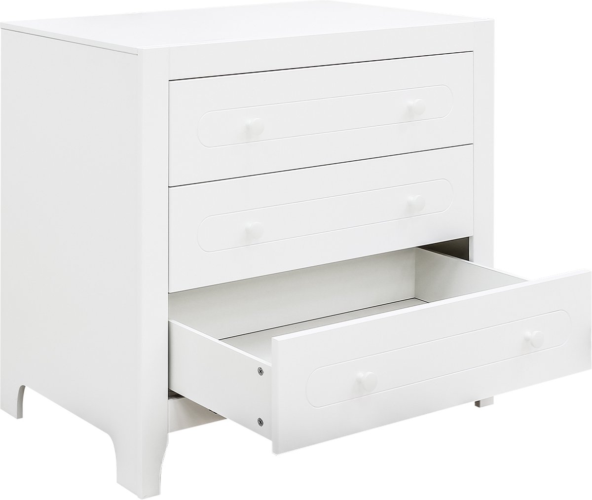 Bopita Evi Commode Met 3 Laden - - Wit