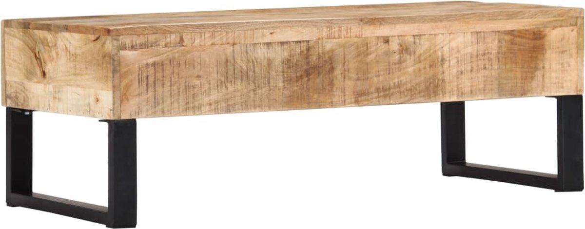 Vidaxl Salontafel 110x50x38 Cm Massief Mangohout - Marrón