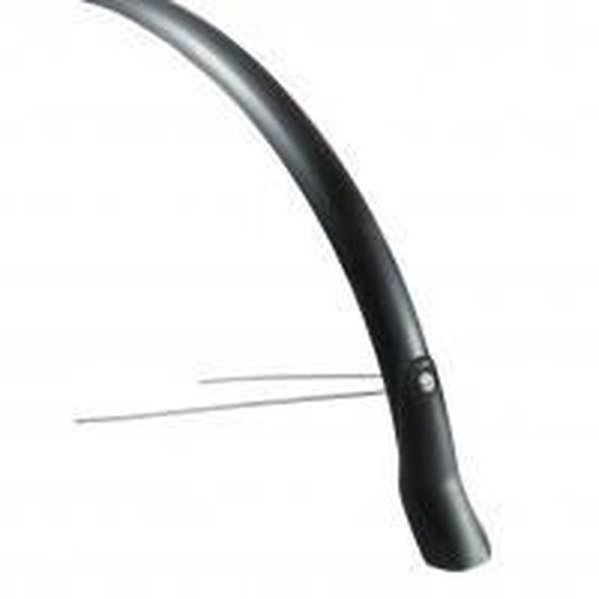 Eurofender Achterspatbord Snello 28 Inch 46 Mm Kunststof - Zwart