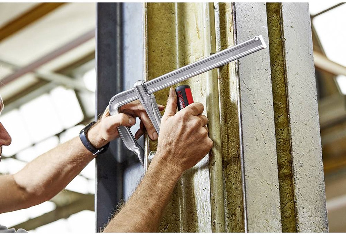 Bessey Lijmtang | geheel staal | 300/120 mm | klapgreep