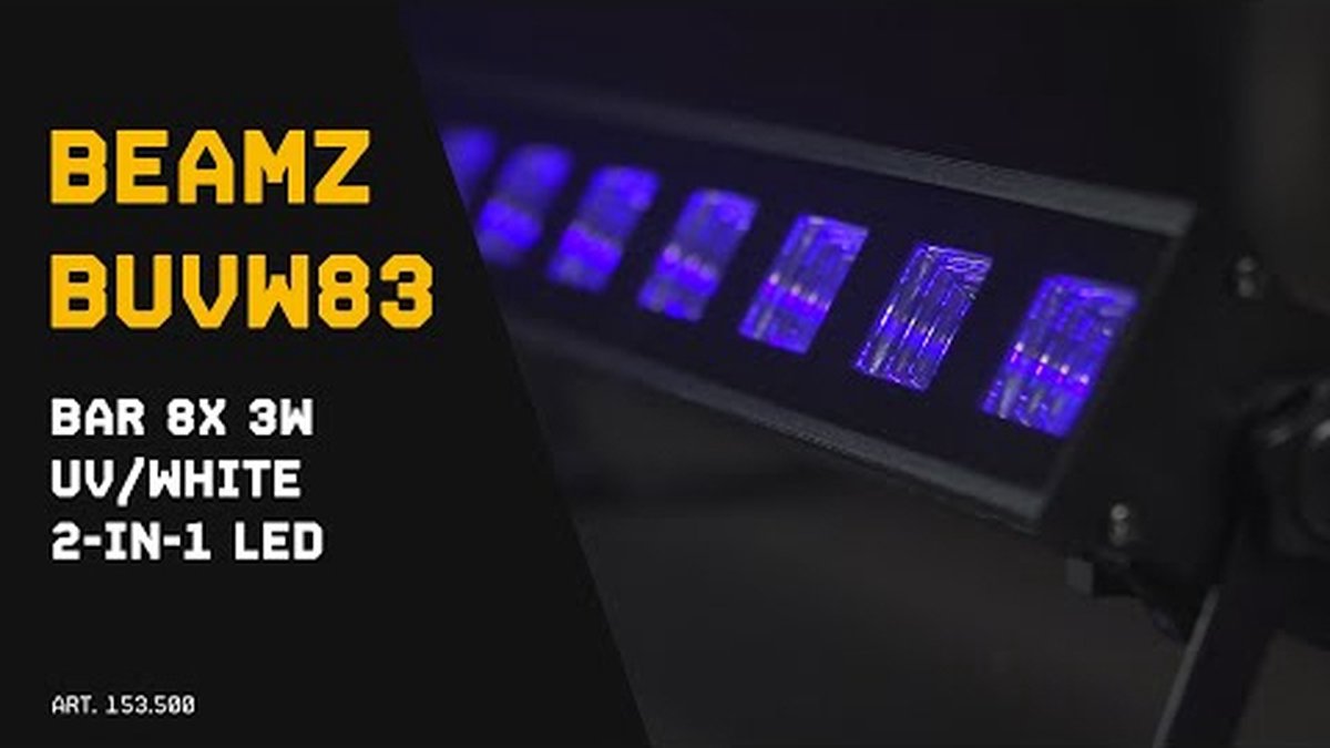 BEAMZ BUVW83 blacklight LED-bar 2 kleuren