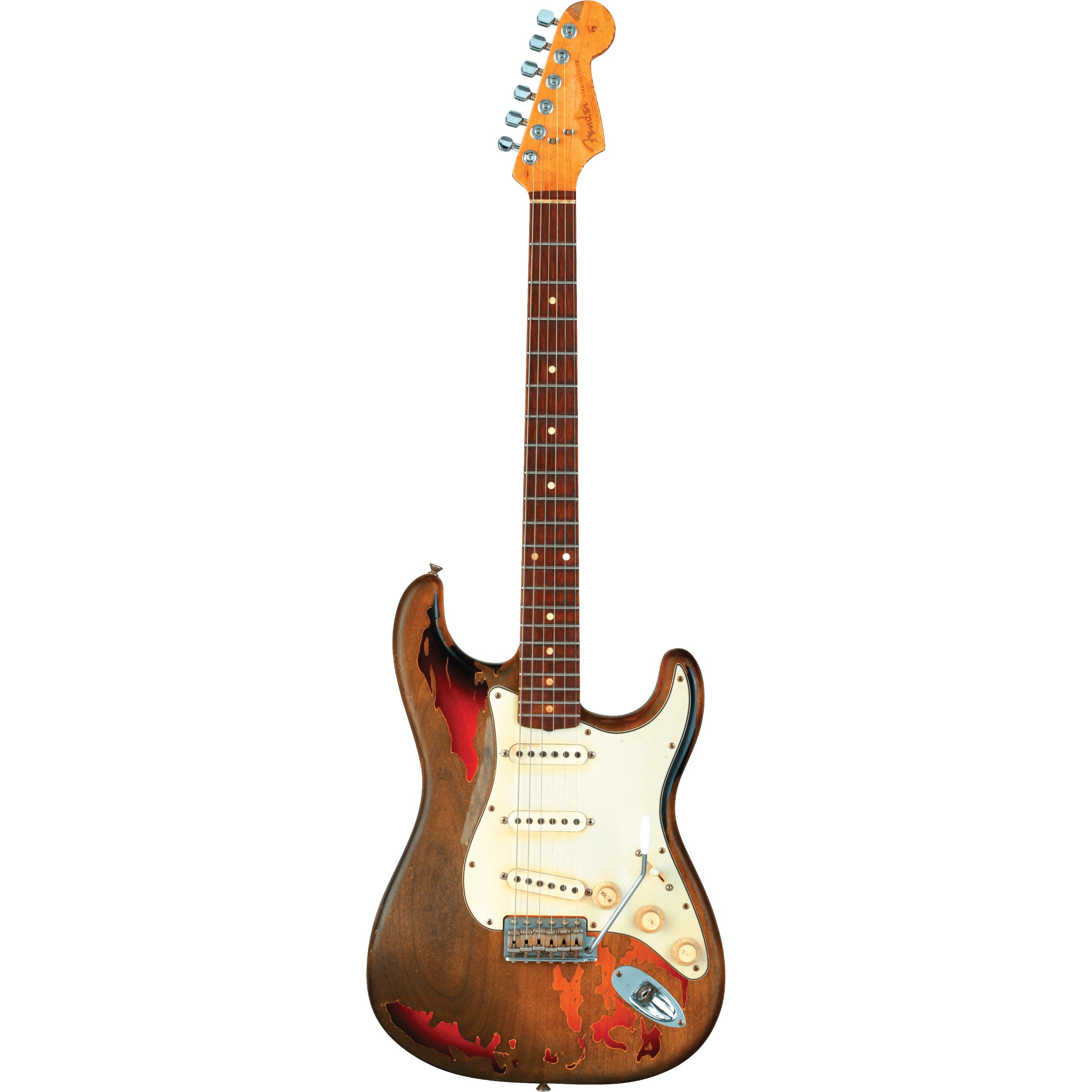 Fender Custom Shop Rory Gallagher Signature Stratocaster Heavy Relic 3-Color Sunburst met deluxe koffer en CoA