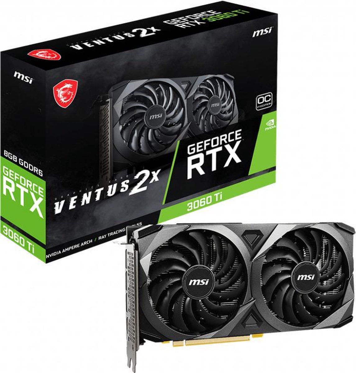 MSI GeForce RTX 3060 Ti Ventus 2X 8G OCV1 LHR