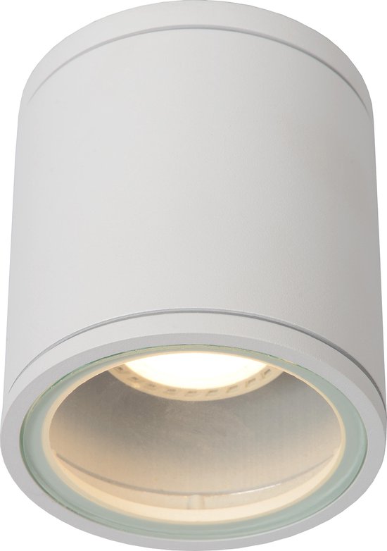 Lucide Aven Plafondspot Rond Badkamer Gu10/50w - Wit