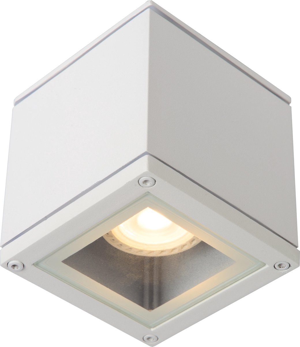 Lucide Aven Plafondspot Vierkant Gu10/50w - Wit