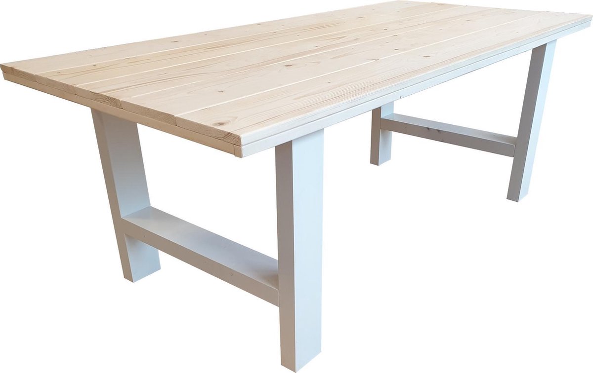 Wood4you Eettafel Seattle Blanco Vuren 200-90-78 Cm - Bruin