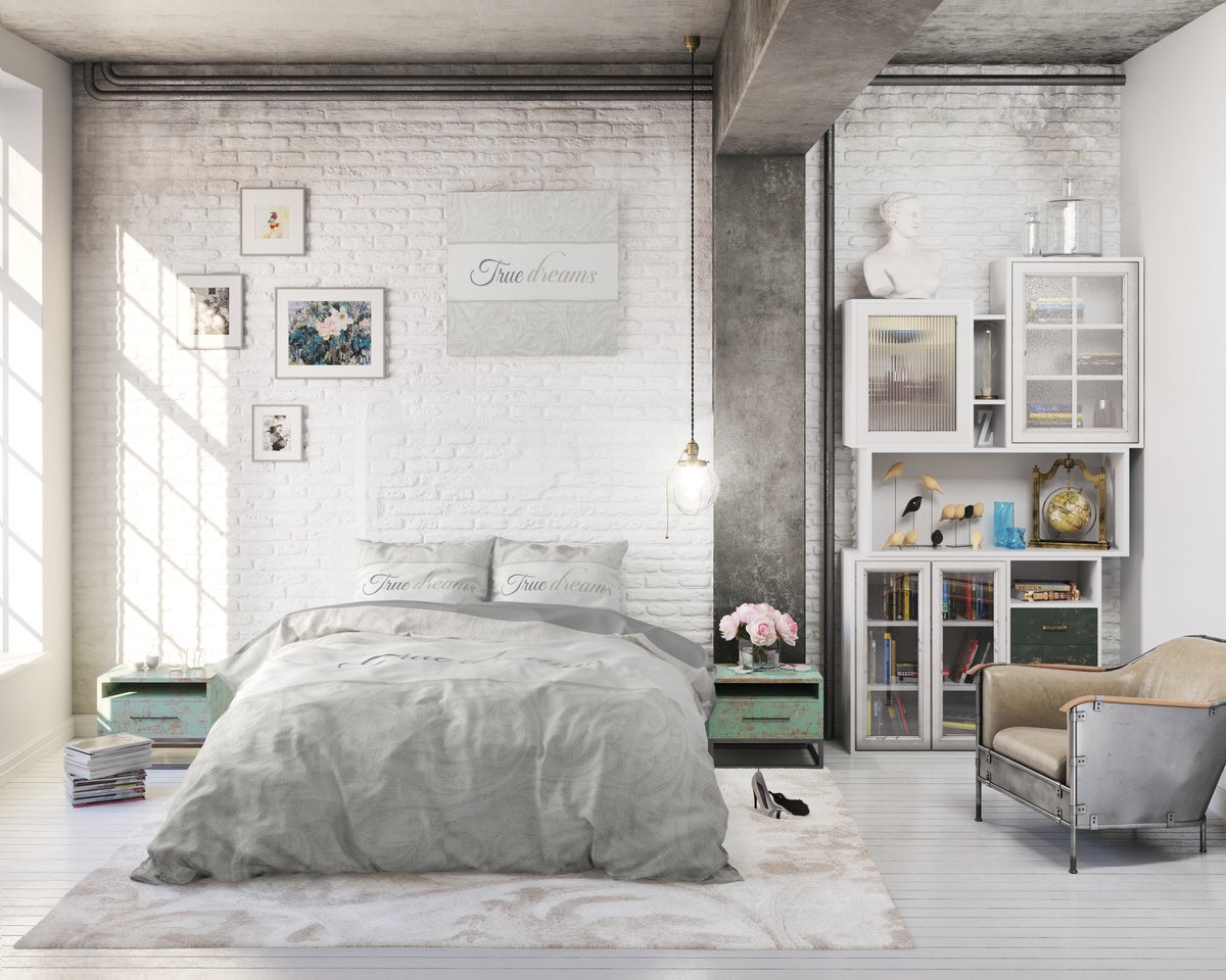 Dreamhouse True Dreams 2-persoons (200 x 220 cm + 2 kussenslopen) Dekbedovertrek - Grijs