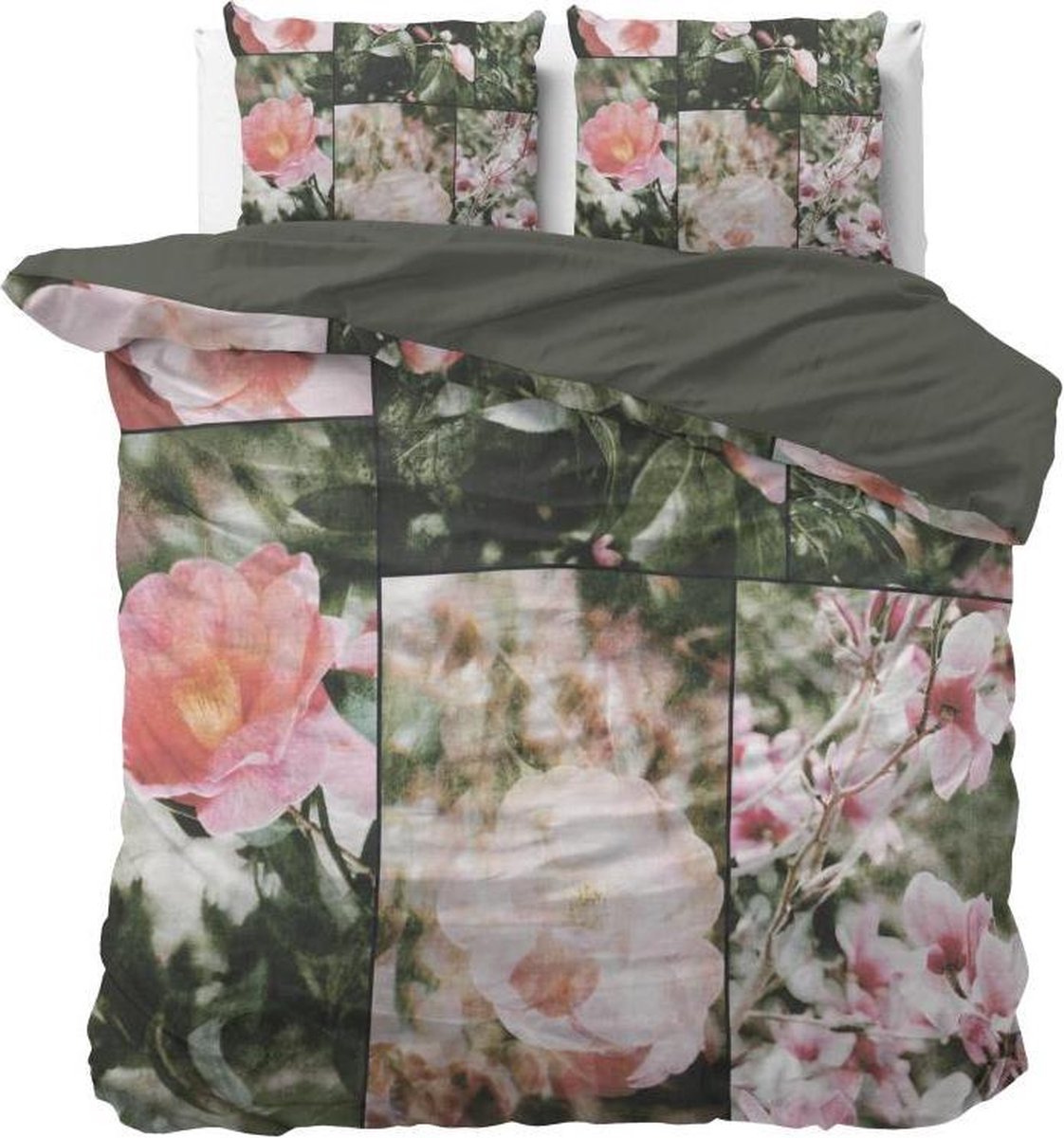 Dreamhouse Flower Fashion 2-persoons (200 x 220 cm + 2 kussenslopen) Dekbedovertrek - Geel