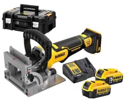 DeWalt DCW682P2-QW Lamellenfrees | XR | 18V | 2 x 5.0Ah Li-Ion + lader | In TSTAK koffer