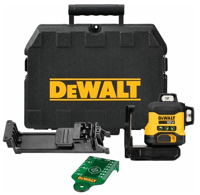 DeWalt DCLE34031N-XJ Zelfnivellerende Kruislijnlaser | 3x360° |e Straal | 18 Volt | excl. accu&apos;s en lader - Verde