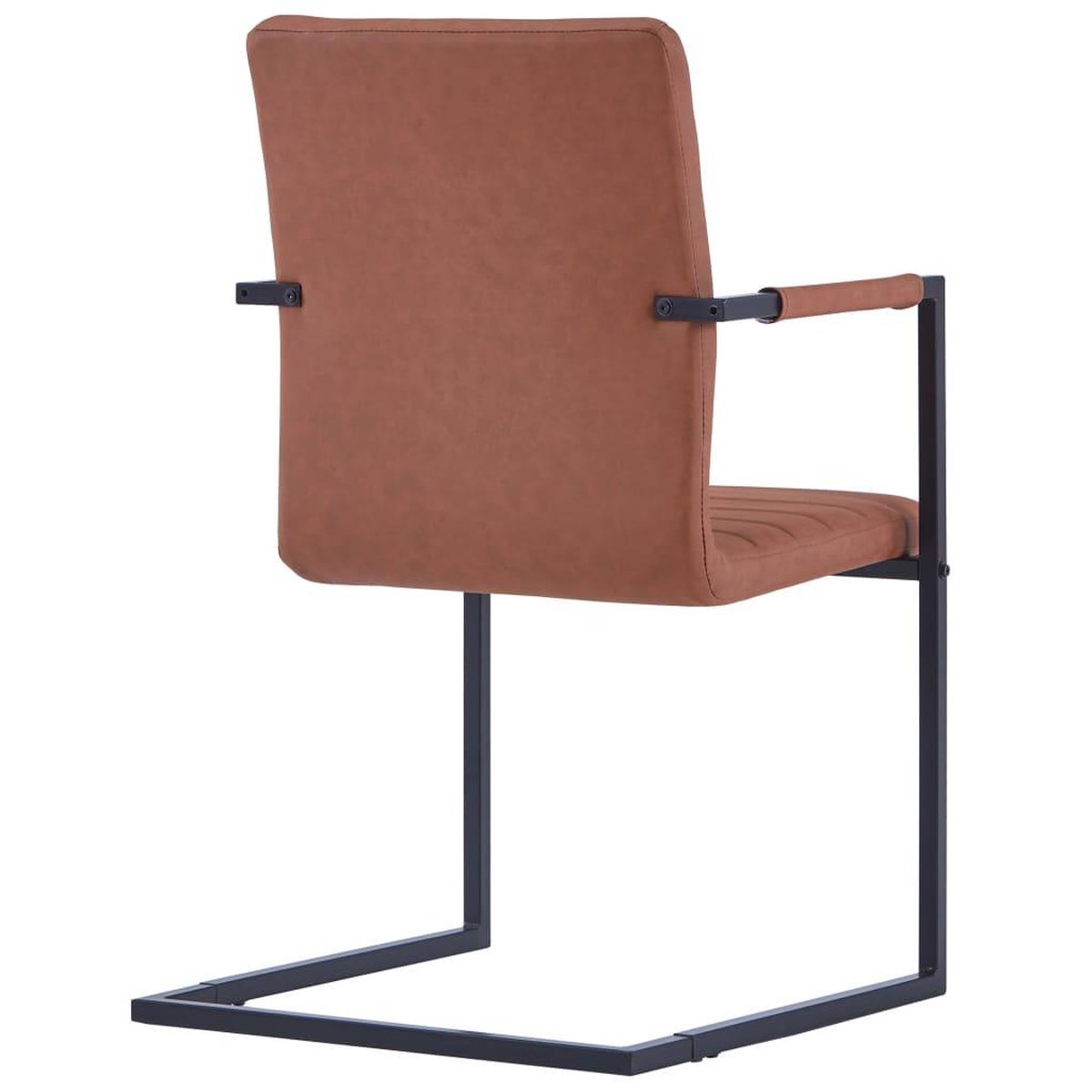 Vidaxl Eetkamerstoelen 4 St Kunstleer - Bruin