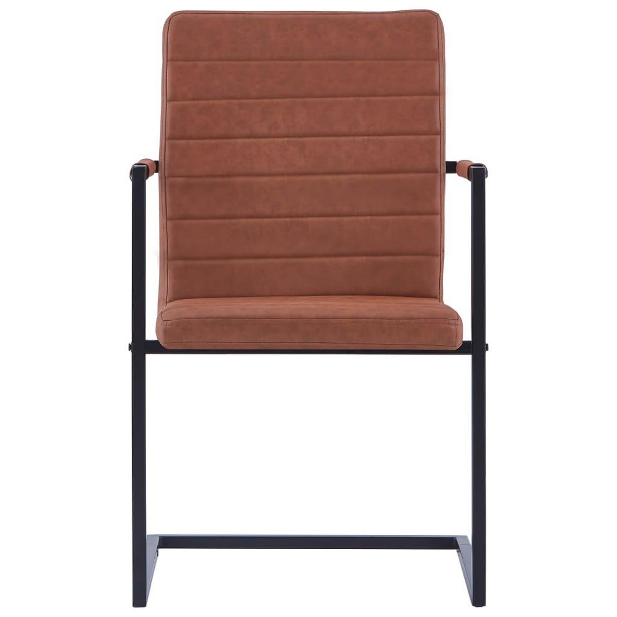 Vidaxl Eetkamerstoelen 4 St Kunstleer - Bruin