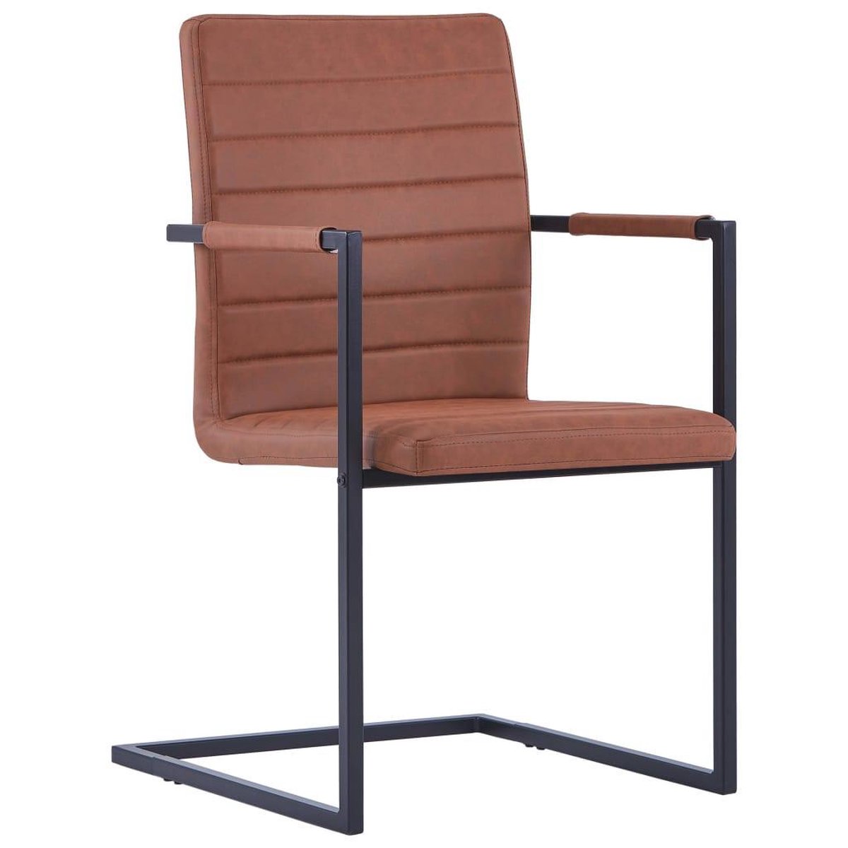 Vidaxl Eetkamerstoelen 4 St Kunstleer - Bruin