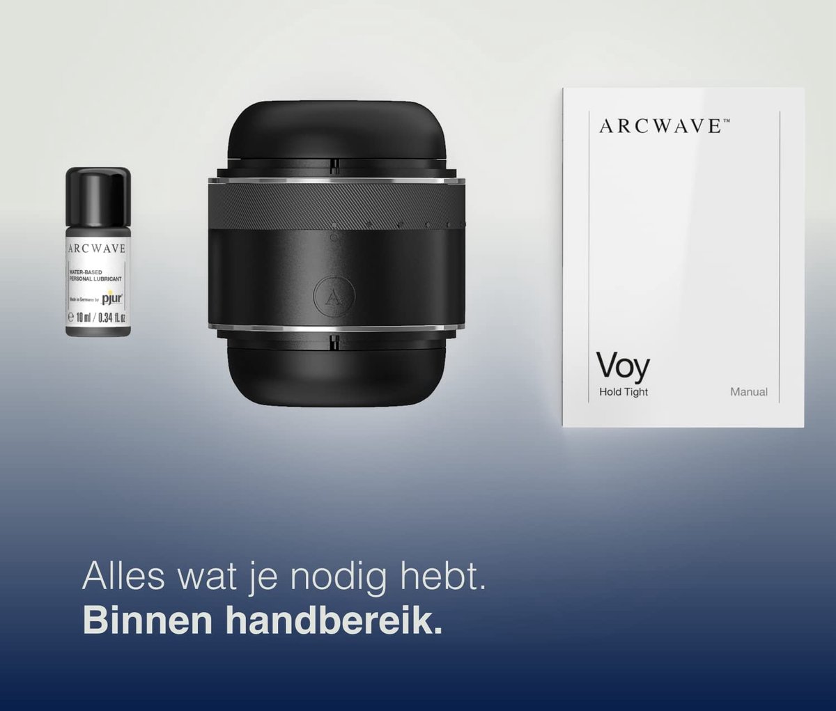 Arcwave Voy Compacte Masturbator - Zwart