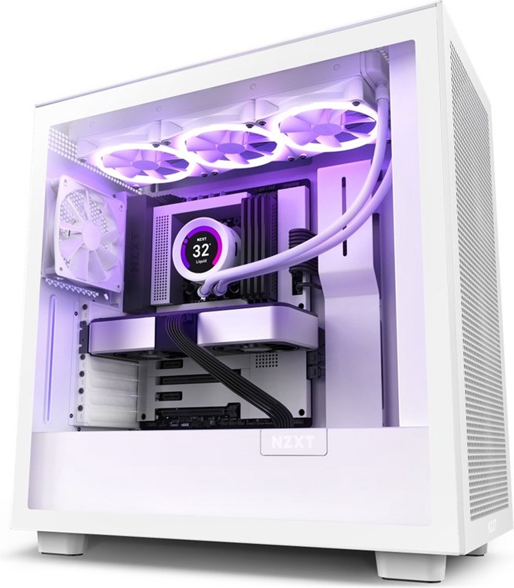 NZXT H7 Flow - - Wit