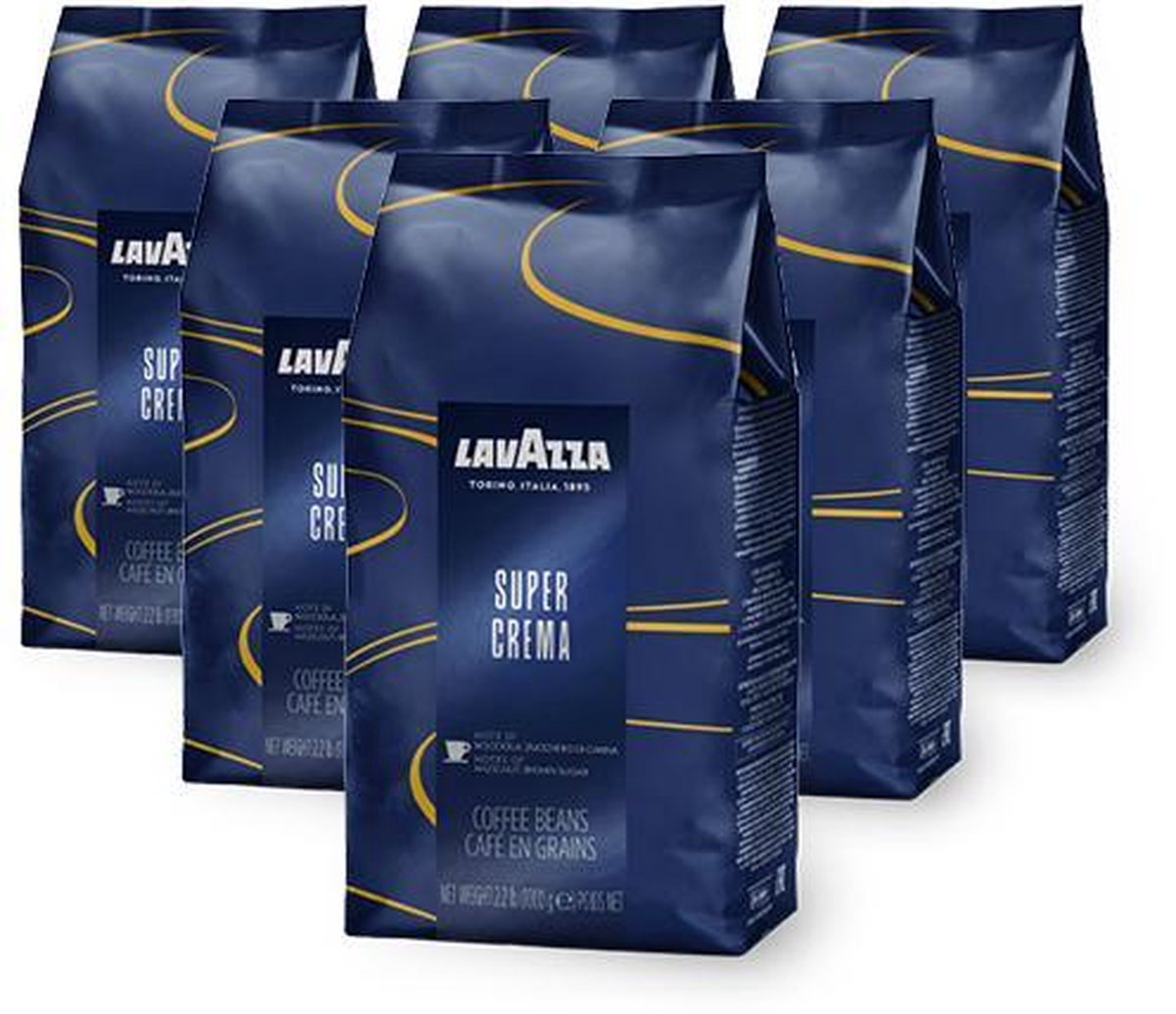 Lavazza - Super Crema bonen - 6x 1kg