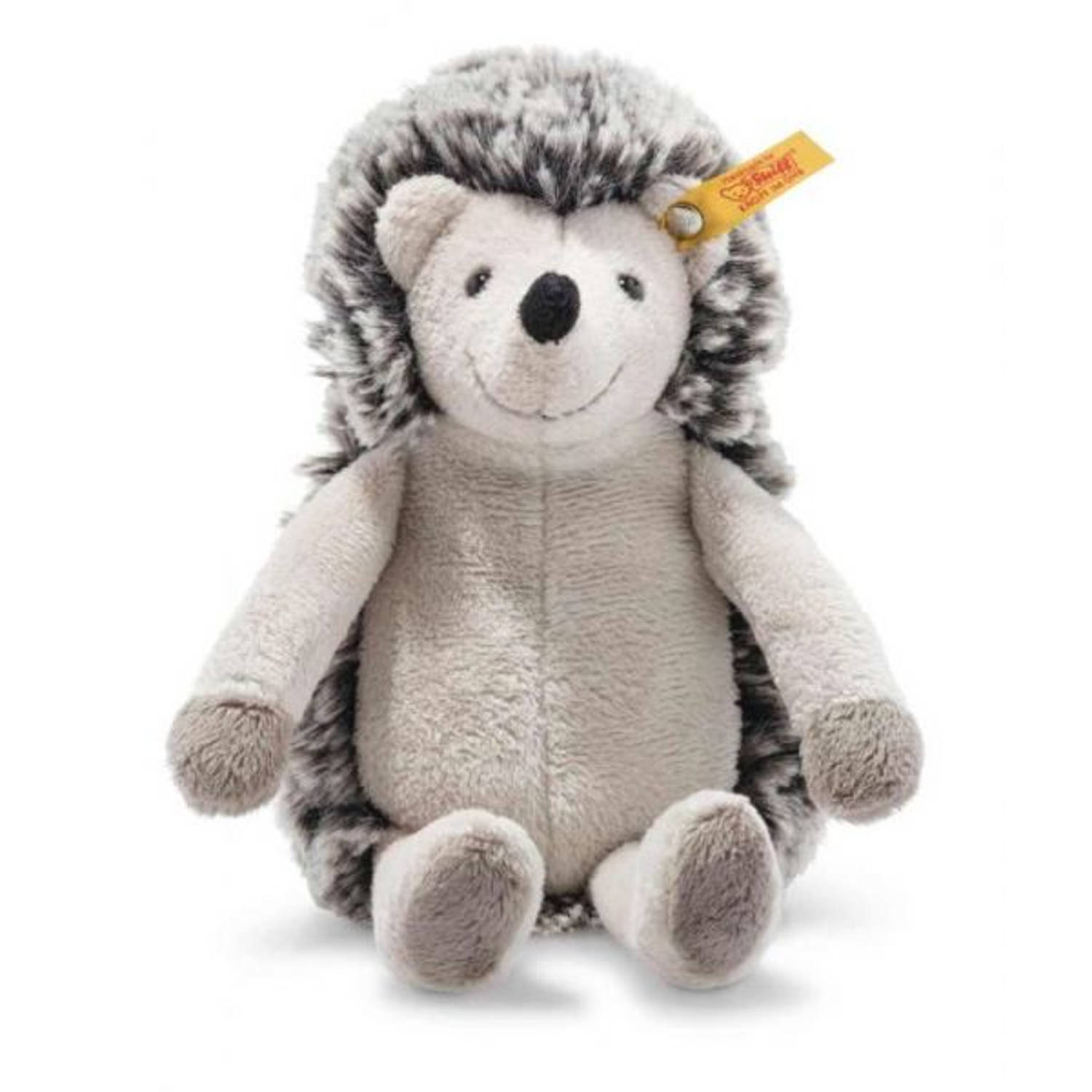 Steiff Soft Cuddly Friends Hedgy Hedgehog,/grey Mottled - Beige