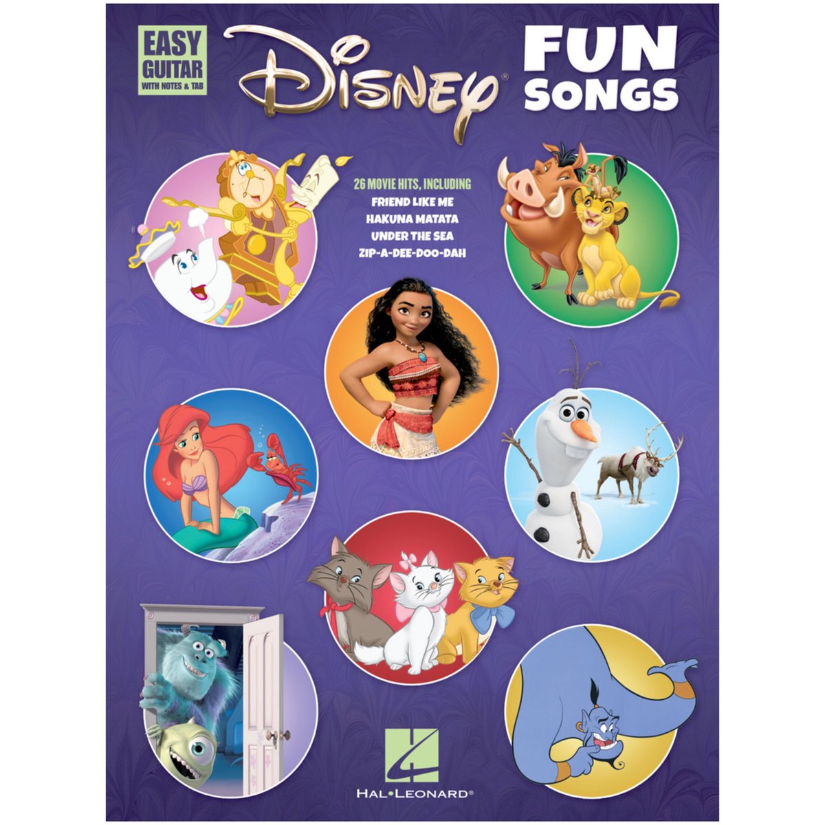 Hal Leonard Disney Fun Songs for Easy Guitar songboek voor gitaar