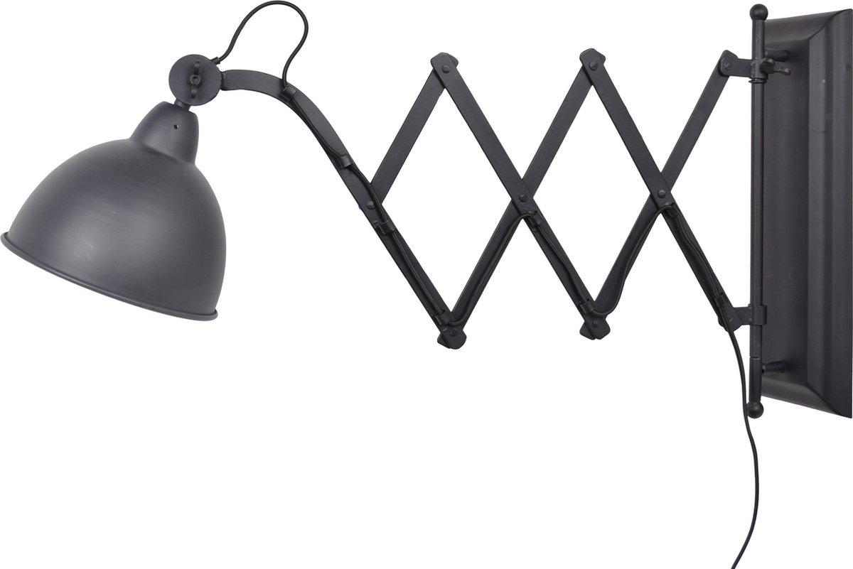 Wandlamp Harmonica Xl Ø20 - Zwart