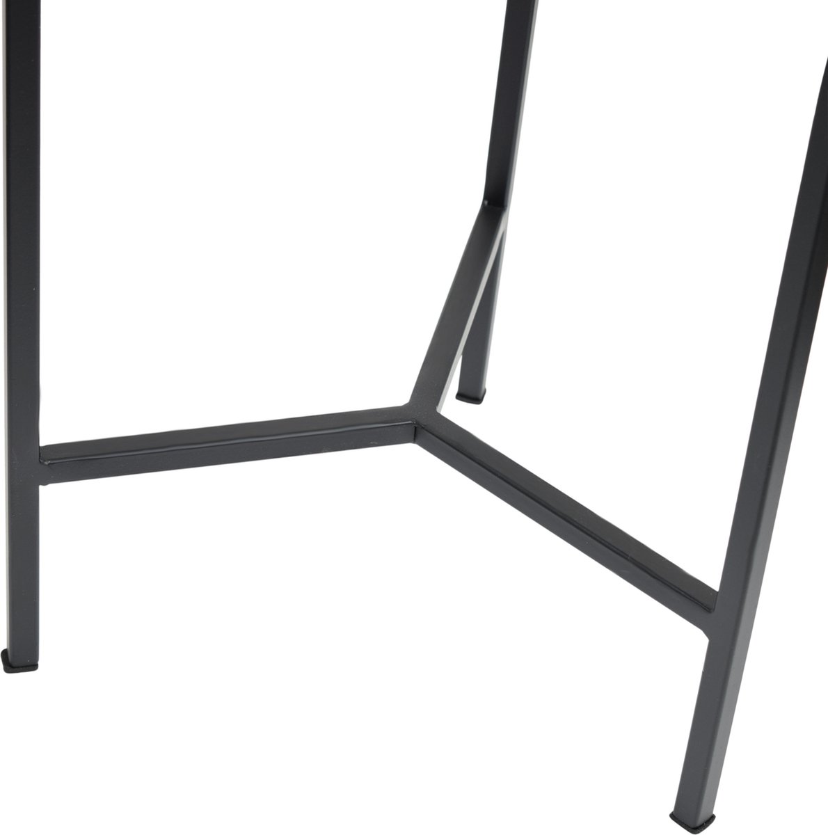 Loft42 Joy Plantenbak Rond - Metaal - Mat Ø31x89cm - Zwart