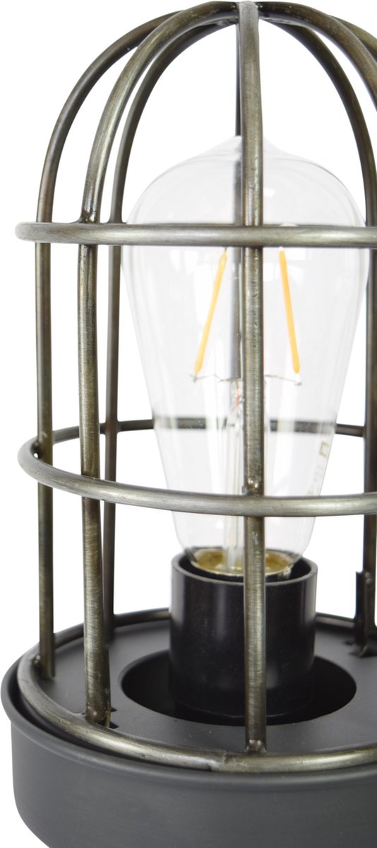 Vloerlamp Barn ø12 Vintage Black - Zwart