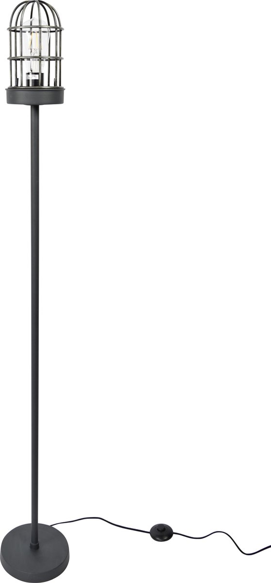 Vloerlamp Barn ø12 Vintage Black - Zwart