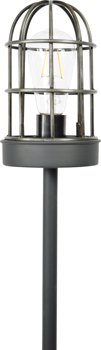 Vloerlamp Barn ø12 Vintage Black - Zwart