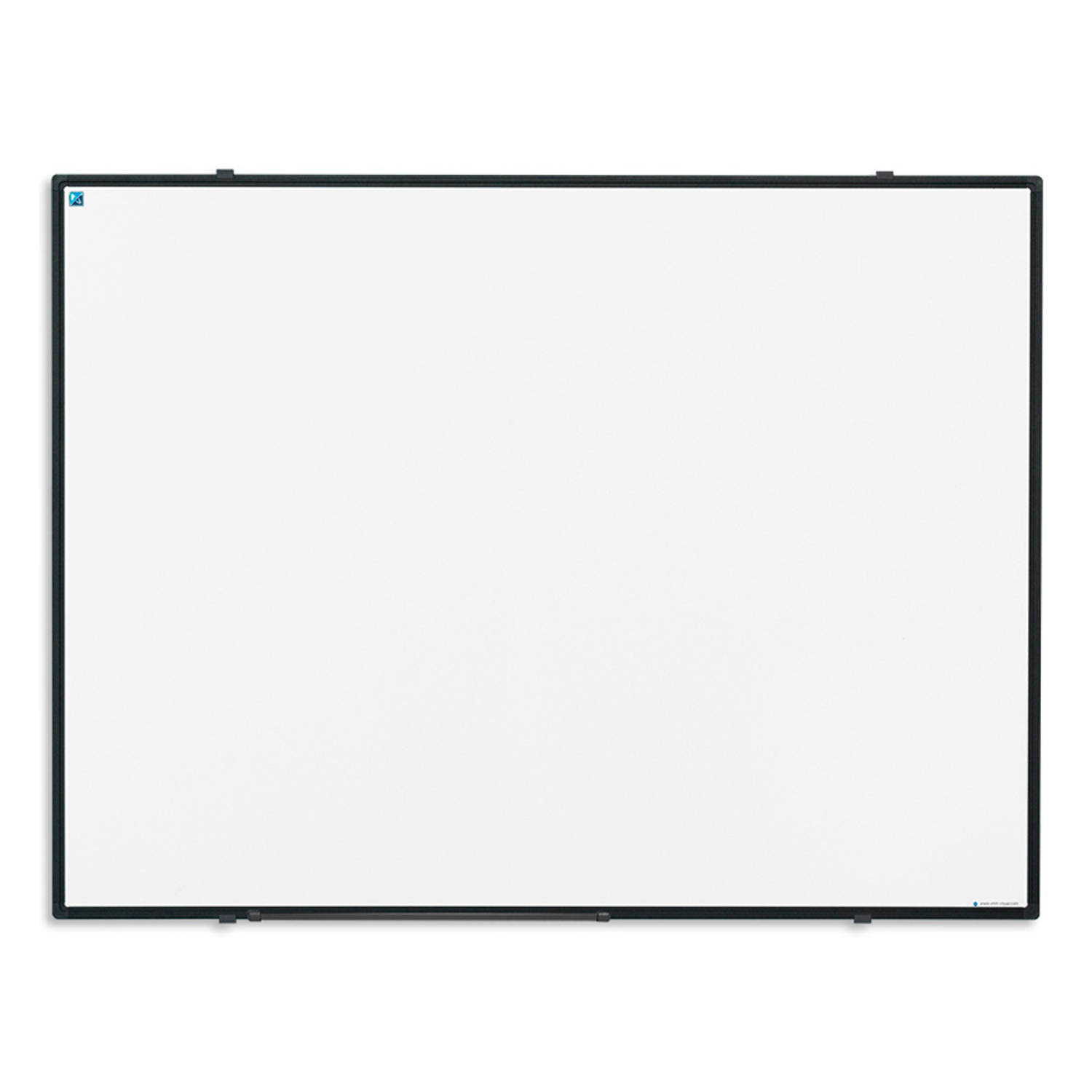 Smit Visual Whiteboard Emaille - Softline Profiel - 90x120 Cm - Zwart