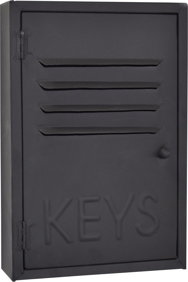 Loft42 Keys Sleutelkastje - Metaal - Mat - 30x20x6,5 - Zwart