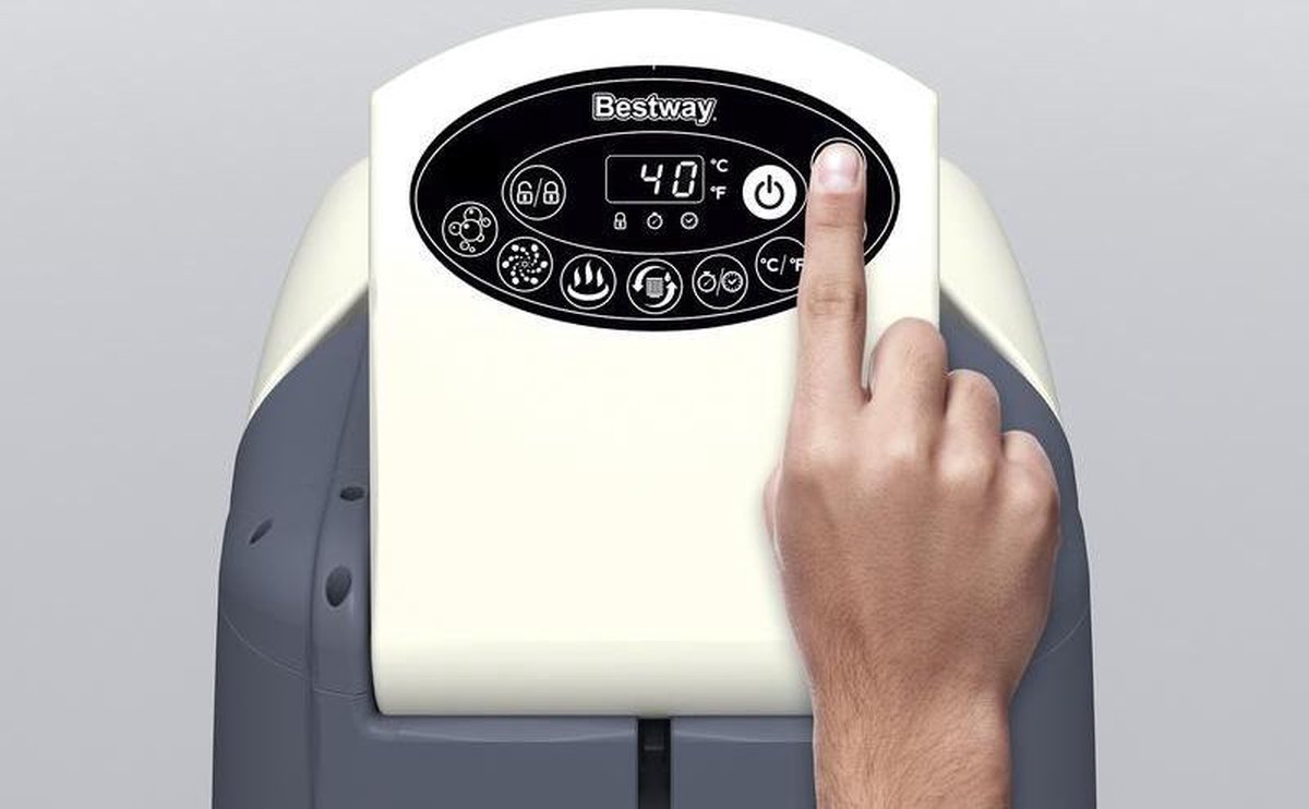 Bestway - Jacuzzi - Lay-z-spa - Maldives Hydrojet Pro - Opblaasbaar - Bubbelbad - Incl. Toebehoren - 201 X 201 X 80 Cm - Bruin