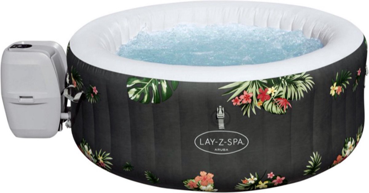 Bestway - Jacuzzi - Lay-z-spa - Aruba - Opblaasbaar - Bubbelbad - Incl. Toebehoren - Ø170cm