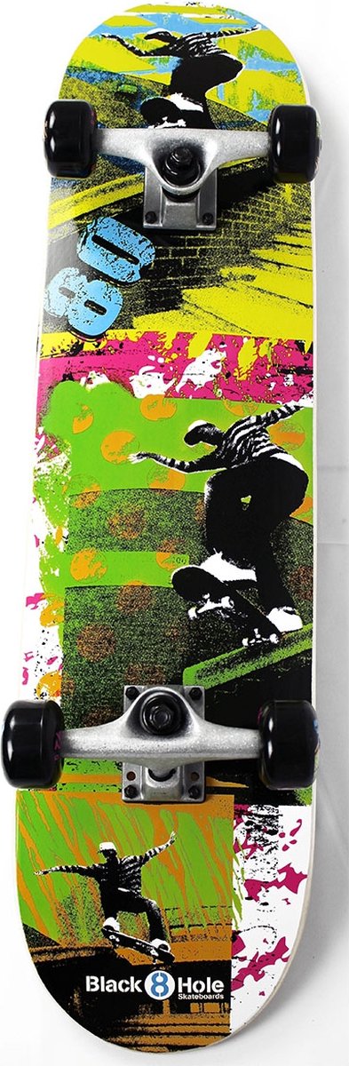 Move Skateboard Black Hole - Eighties 79 Cm/abec7 - Skateboard