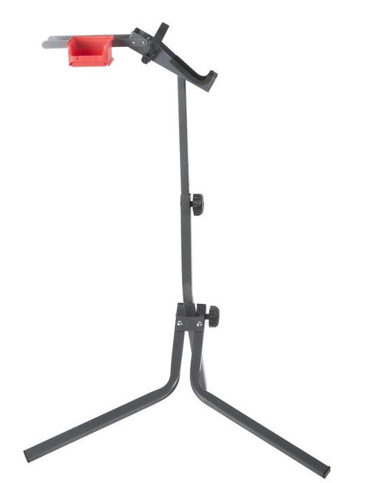 Dunlop Fietsreparatiestandaard - In Hoogte Verstelbaar 90-105 Cm - Max. 20 Kg - Zwart