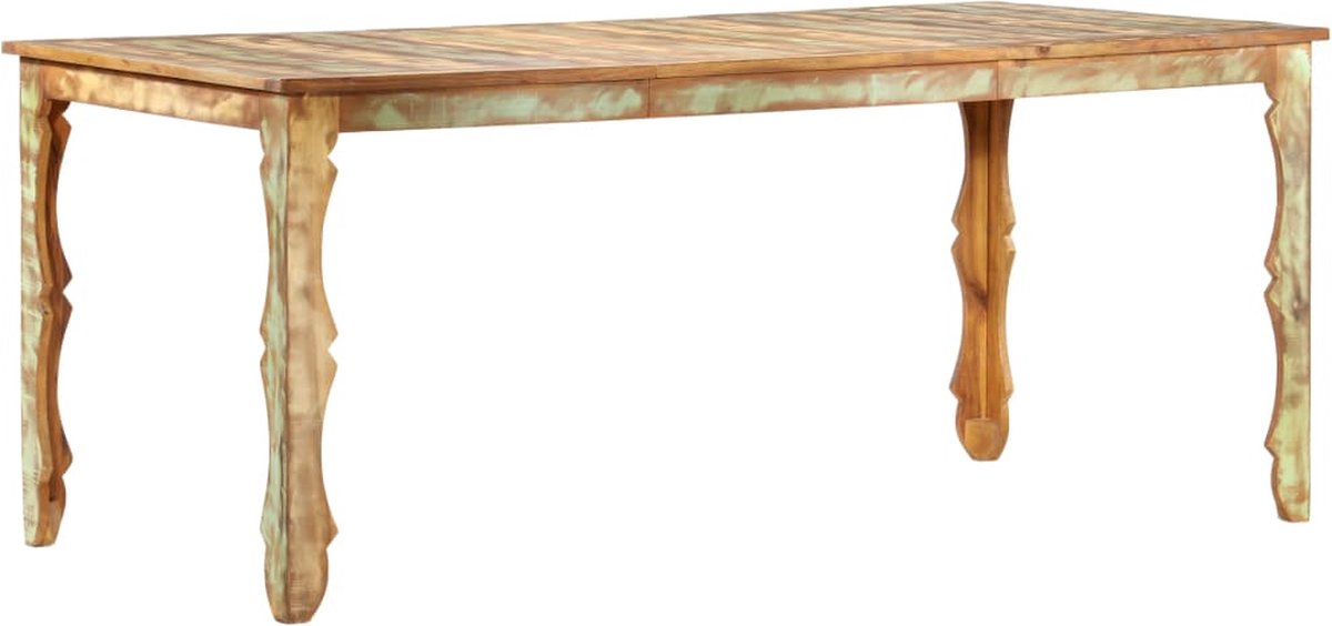 Vidaxl Eettafel 180x90x76 Cm Massief Gerecycled Hout - Bruin