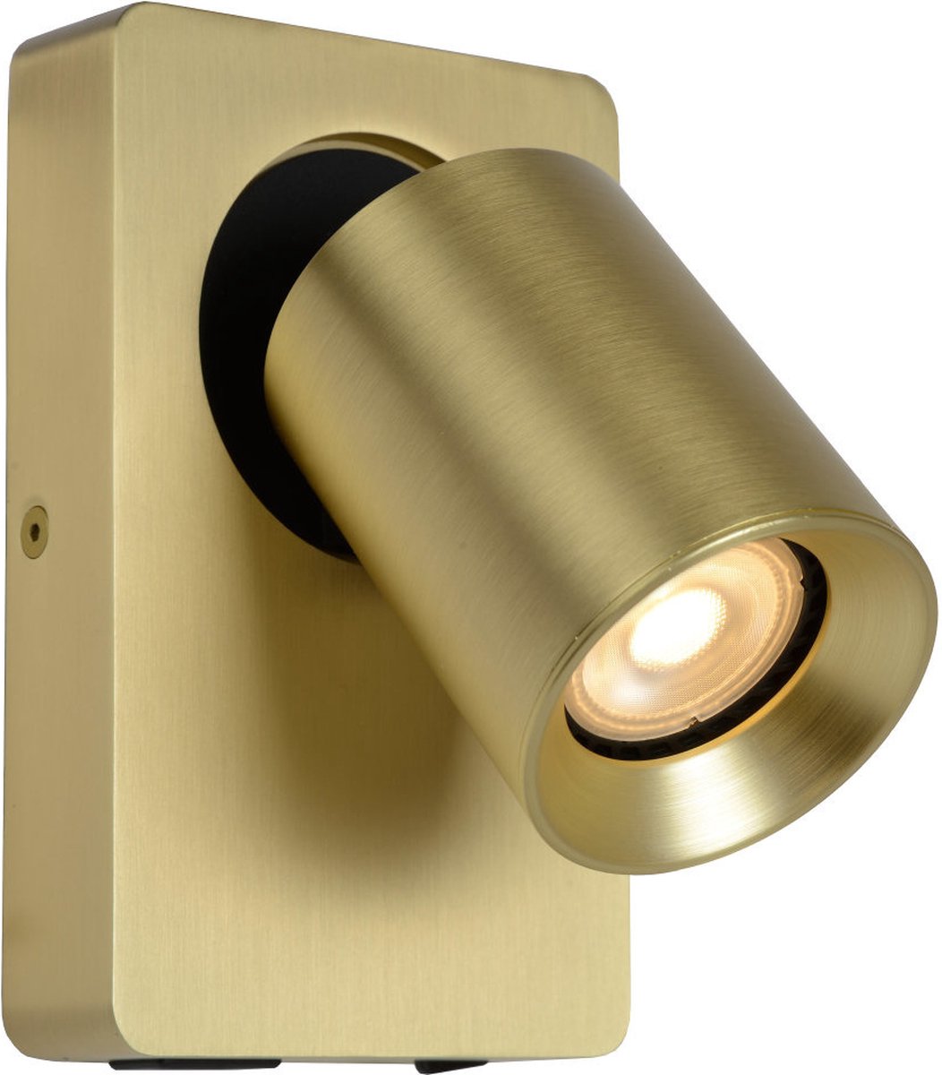Lamponline Wandlamp Megano 1 Lichts Mat - Goud