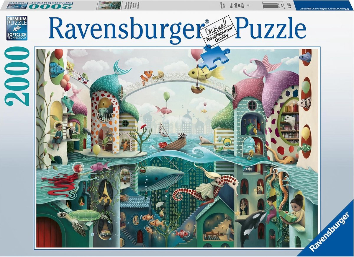 Ravensburger Puzzel Als Vissen Konden Lopen 2000st