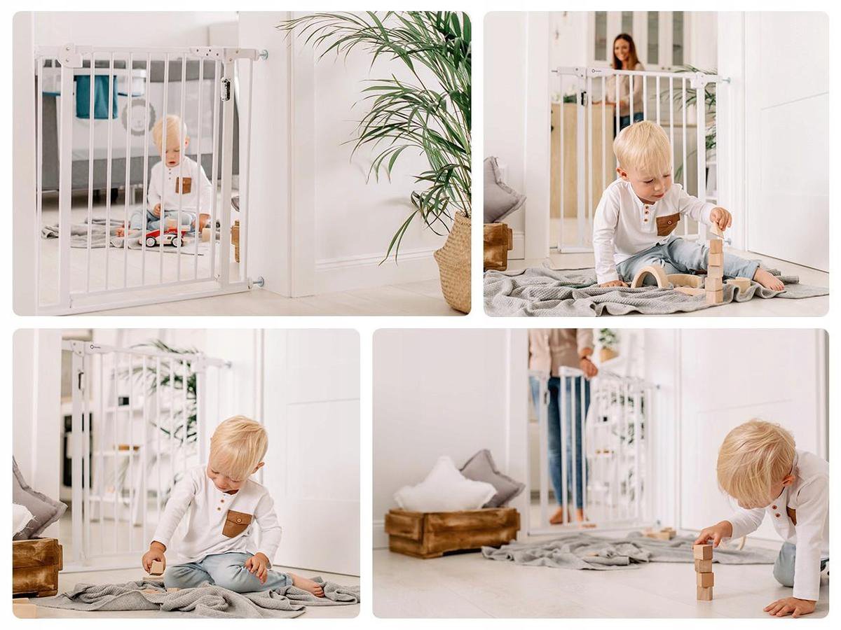 Lionelo Truus Slim Led Traphekje 75 - 105 Cm - Grijs