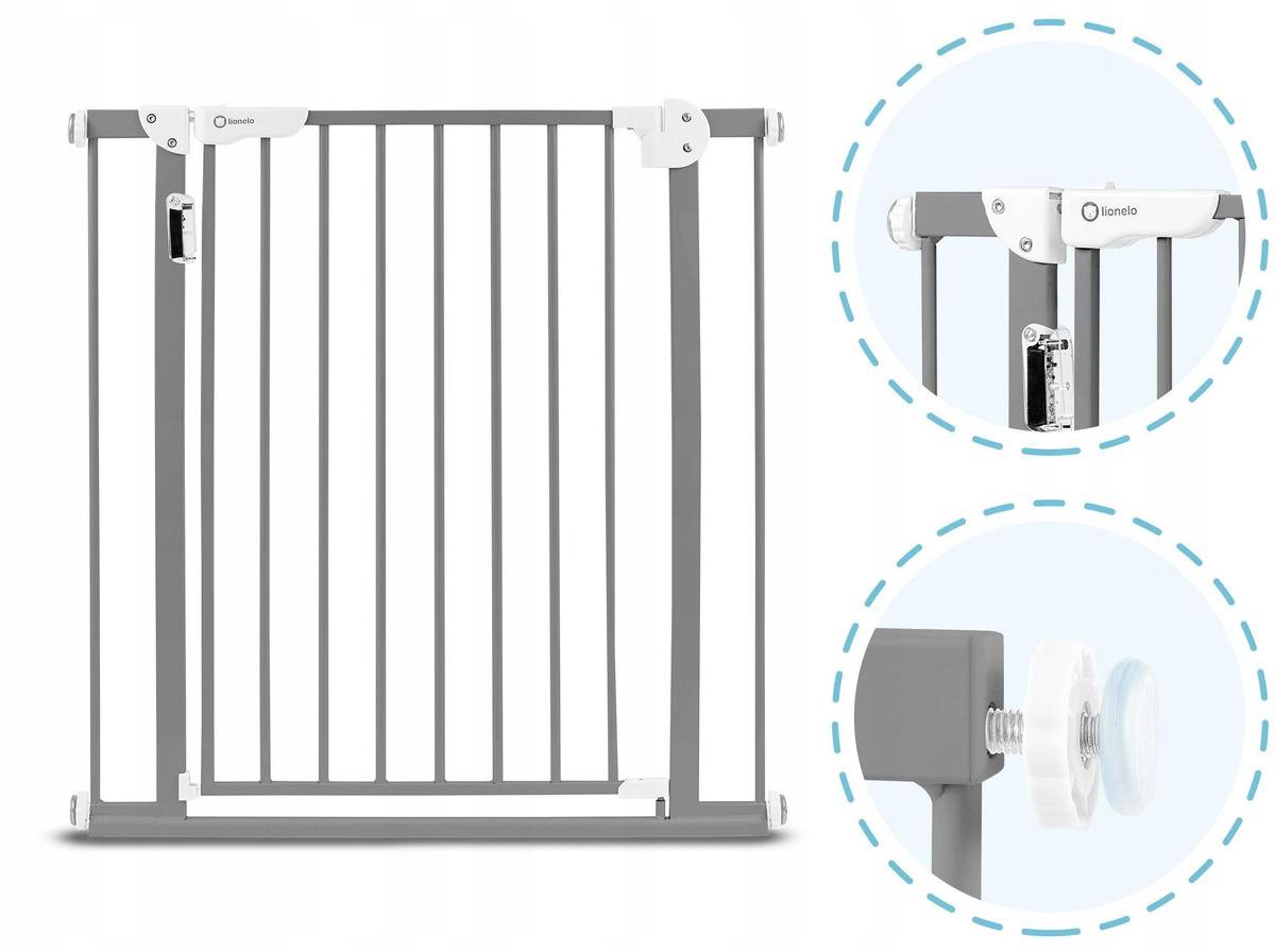 Lionelo Truus Slim Led Traphekje 75 - 105 Cm - Grijs